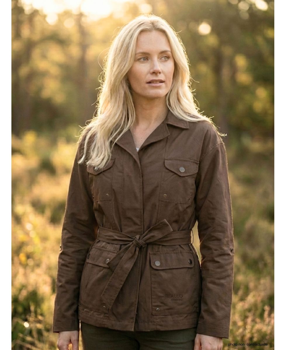 Veste Saharienne Femme Ogalo "Noisette" (Réf. SE1186)