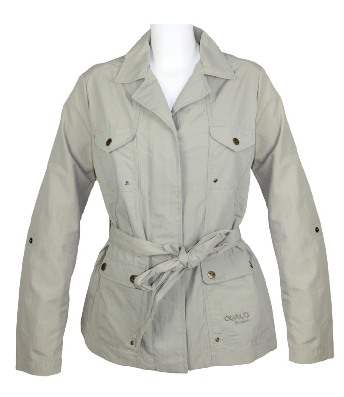Veste Saharienne Femme Ogalo Beige (SE1186) - Nylon Léger