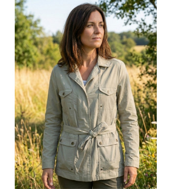 Veste Saharienne Femme Ogalo Beige (SE1186) - Nylon Léger