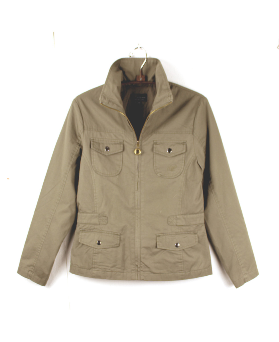 Veste Saharienne Femme Mayflower Manga2 Beige - 100% Coton