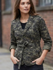 Veste Saharienne Femme Malice1 Camouflage - Style Baroudeuse