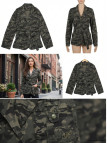 Veste Saharienne Femme Malice1 Camouflage - Style Baroudeuse