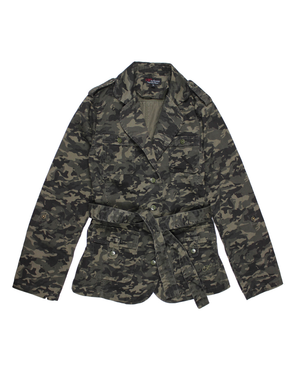 Veste Saharienne Femme Malice1 Camouflage - Style Baroudeuse