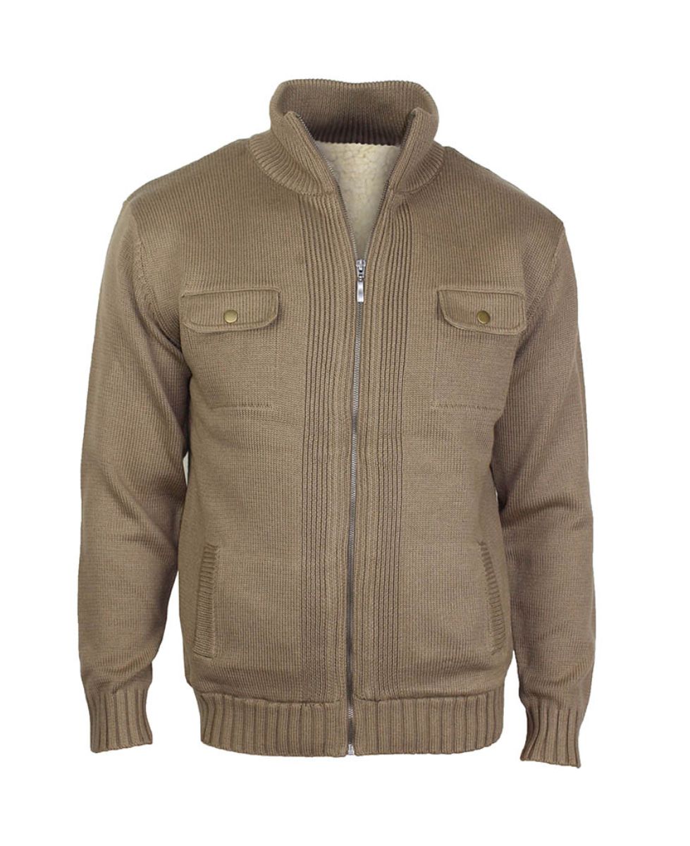 CESAR2 VESTE FOURREE ZIPPEE BEIGE