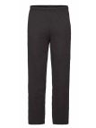 VADIM1 PANTALON MOLLETON BAS DROIT NOIR