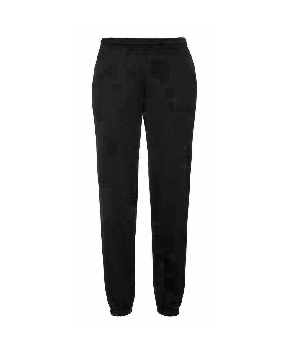 VIRGIL1 PANTALON MOLLETON BAS RESSERRENOIR