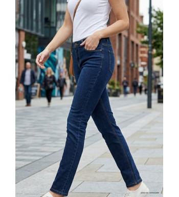 Jean Femme Extensible Louna1 Bleu Stone Used - Mayflower