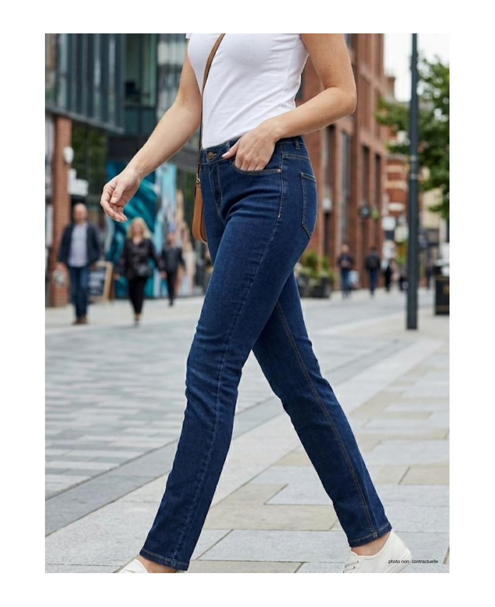 Jean Femme Extensible Louna1 Bleu Stone Used - Mayflower