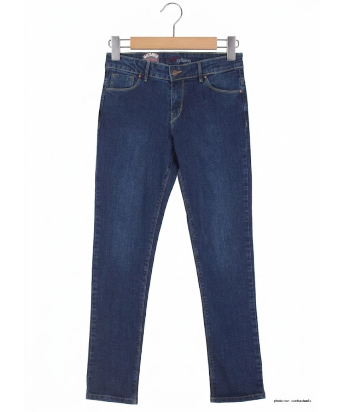 Jean Femme Extensible Louna1 Bleu Stone Used - Mayflower