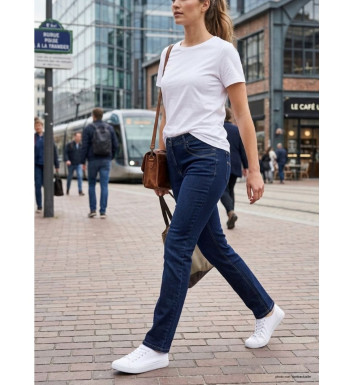 Jean Femme Extensible Audrey1 - Coupe Droite Ajustée | Mayflower