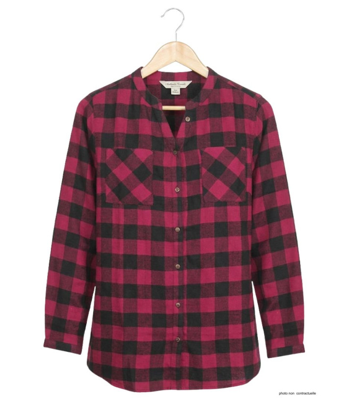 Chemisier Femme Carreaux Coton Gratté LEXIC1 - Mayflower