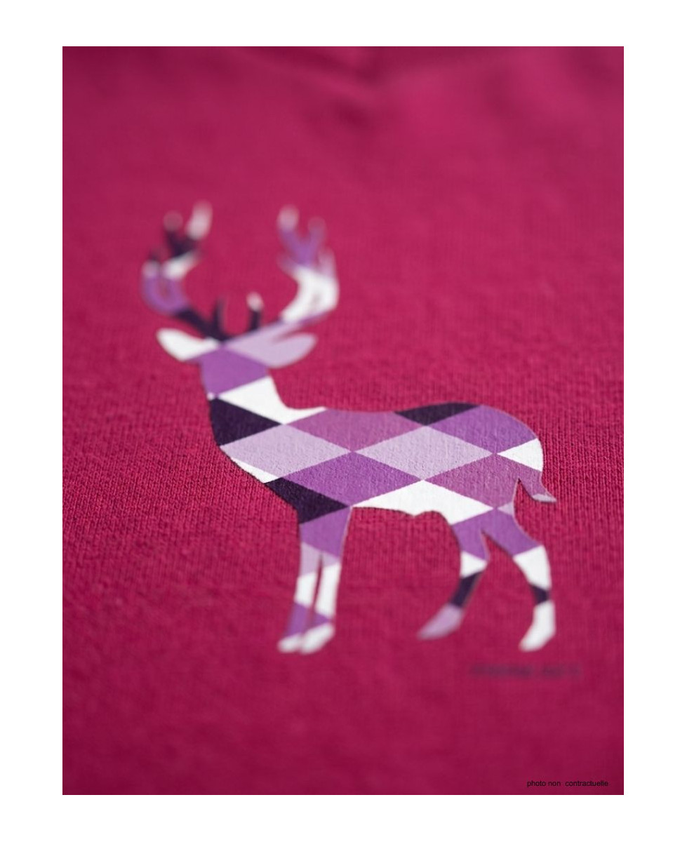 Tee-shirt Manches Longues Femme Nico1 Purple - Mayflower