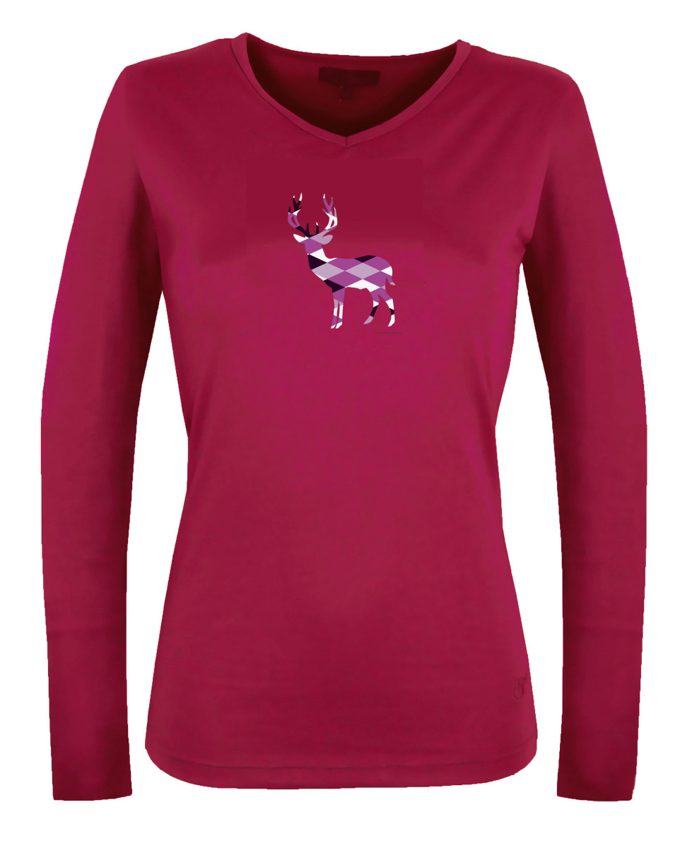 Tee-shirt Manches Longues Femme Nico1 Purple - Mayflower