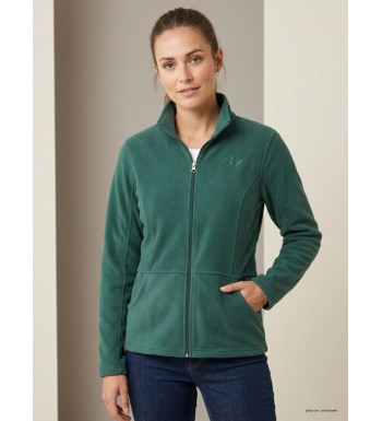Veste Polaire Femme Verte AH1189 - Axxano | Confort & Chaleur