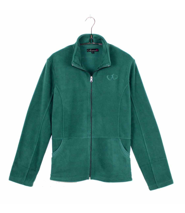 Veste Polaire Femme Verte AH1189 - Axxano | Confort & Chaleur