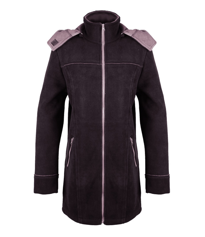 Manteau Caban Femme Tokyo4 Noir - Polaire Contre-collée | Mayflower