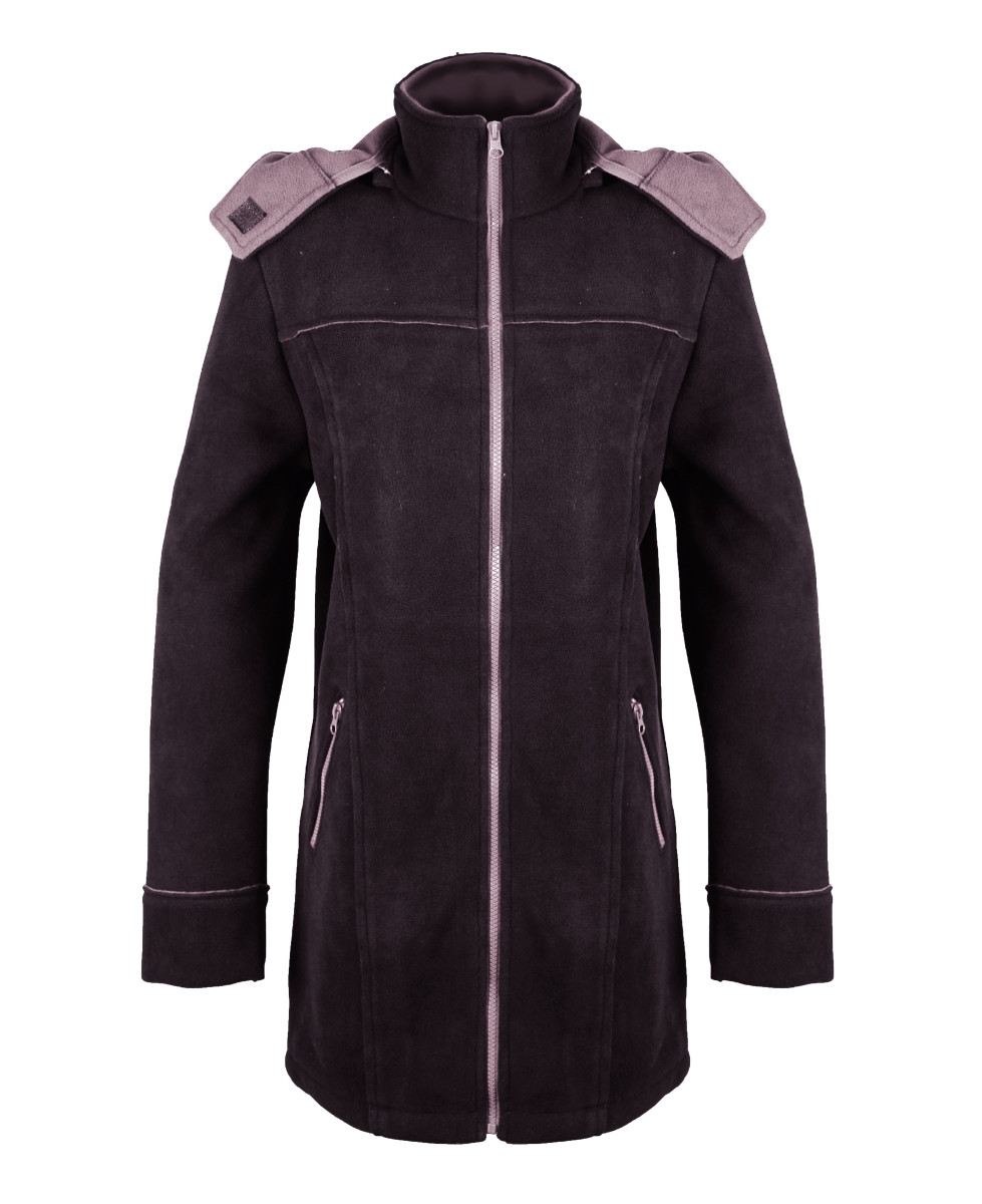 Manteau Caban Femme Tokyo4 Noir - Polaire Contre-collée | Mayflower