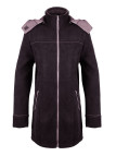 Manteau Caban Femme Tokyo4 Noir - Polaire Contre-collée | Mayflower