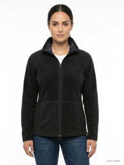 Veste Polaire Réversible Femme SH1187 Noir/Camo - Mayflower