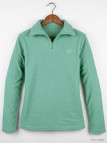 Sweat Micro Polaire Femme Vert d'Eau - Léger & Chaud | Axxano