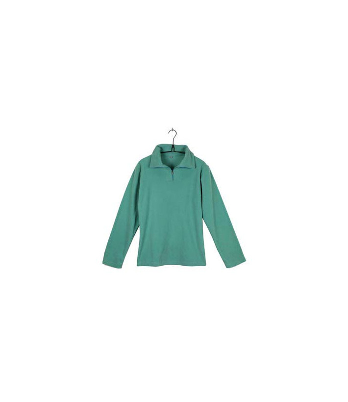 Sweat Micro Polaire Femme Vert d'Eau - Léger & Chaud | Axxano