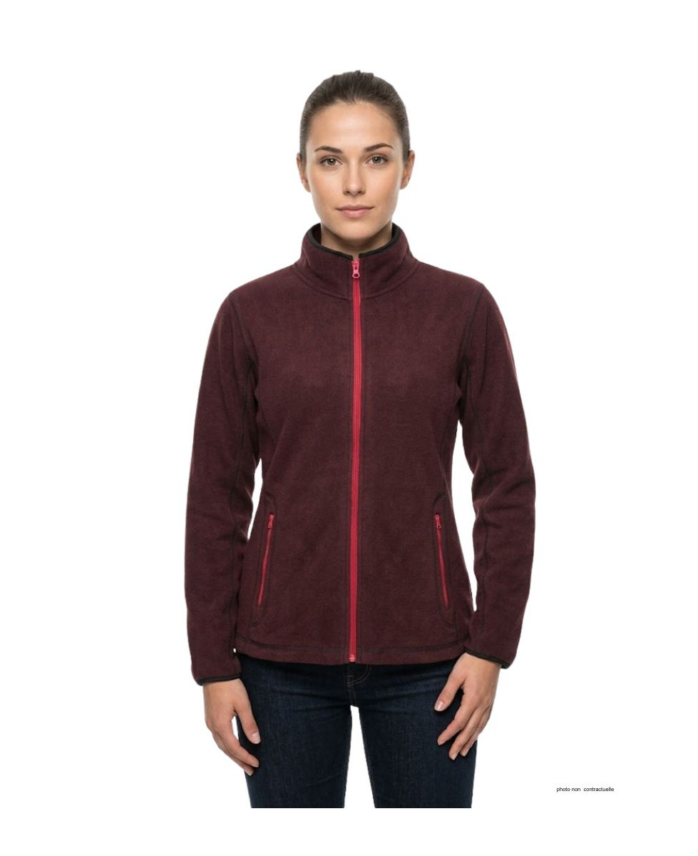 Veste Polaire Femme Balkan1 Bordeaux - Ultra Chaude | Mayflower