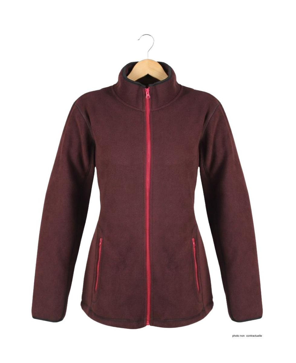 Veste Polaire Femme Balkan1 Bordeaux - Ultra Chaude | Mayflower