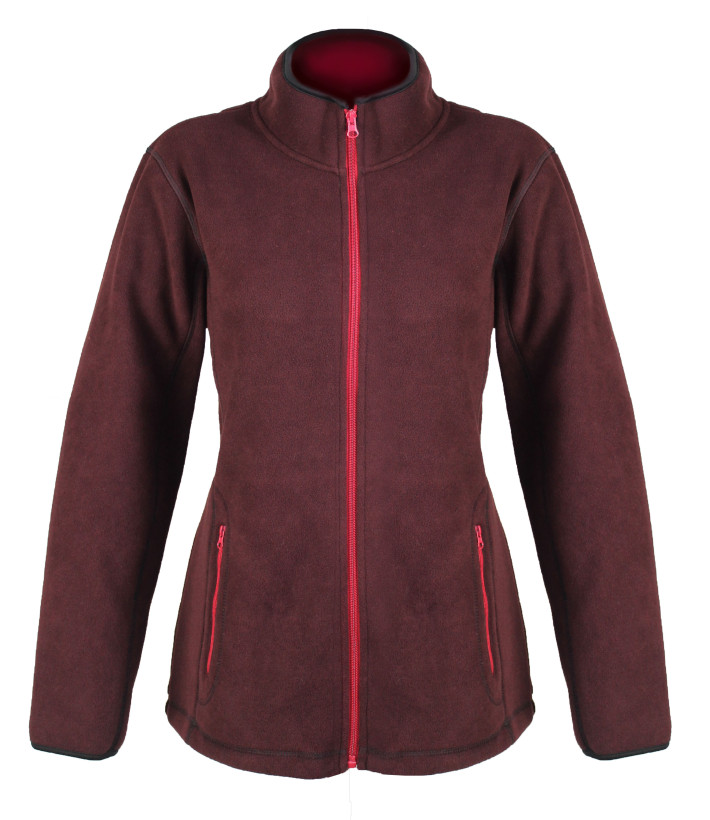 Veste Polaire Femme Balkan1 Bordeaux - Ultra Chaude | Mayflower