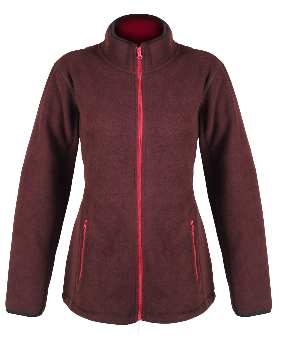 Veste Polaire Femme Balkan1 Bordeaux - Ultra Chaude | Mayflower