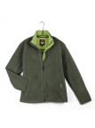Veste polaire femme kaki/vert – Poche zippée, confort, chaleur