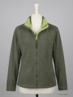 Veste polaire femme kaki/vert – Poche zippée, confort, chaleur