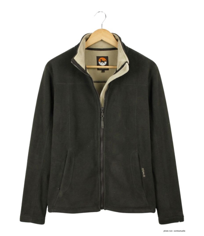 Veste Polaire Femme SH1196M Marron/Beige - OGALO | Chaleur & Douceur