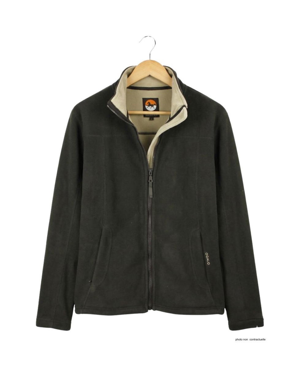 Veste Polaire Femme SH1196M Marron/Beige - OGALO | Chaleur & Douceur