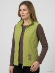 Gilet Polaire Femme Sans Manches Vert/Marron - Mayflower SH1026