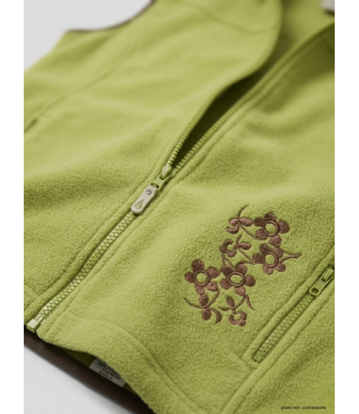 Gilet Polaire Femme Sans Manches Vert/Marron - Mayflower SH1026