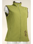 Gilet Polaire Femme Sans Manches Vert/Marron - Mayflower SH1026