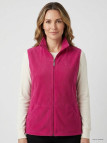 Gilet Polaire Femme Rose AH1190 - Col Montant & Zippé | Axxano