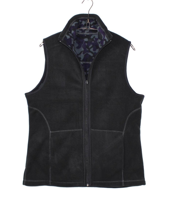 Gilet Polaire Réversible Femme AH1112B Bleu/Bordeaux | Mayflower