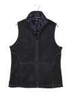 Gilet Polaire Réversible Femme AH1112B Bleu/Bordeaux | Mayflower
