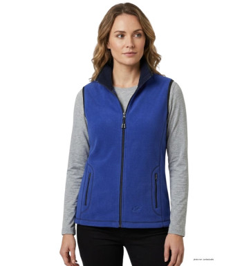 Gilet Polaire Femme BALZAC4 Bleu Intense - Maille 400g | Mayflower