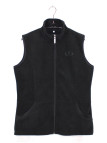 Gilet Polaire Femme AH1190 Noir - Col Montant & Zippé | Axxano