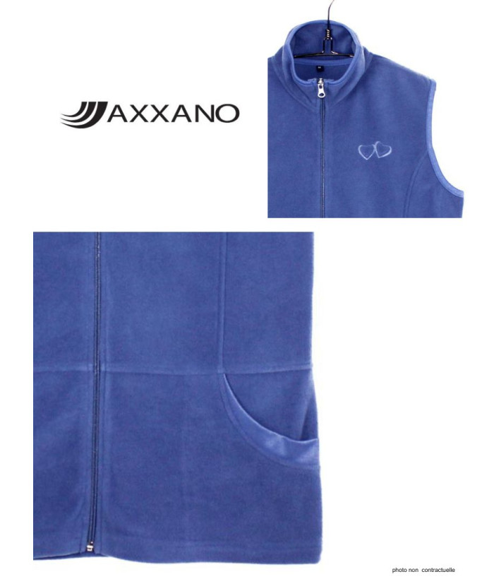 AXXANO AH1190 - Gilet sans manches polaire Bleu Lavande