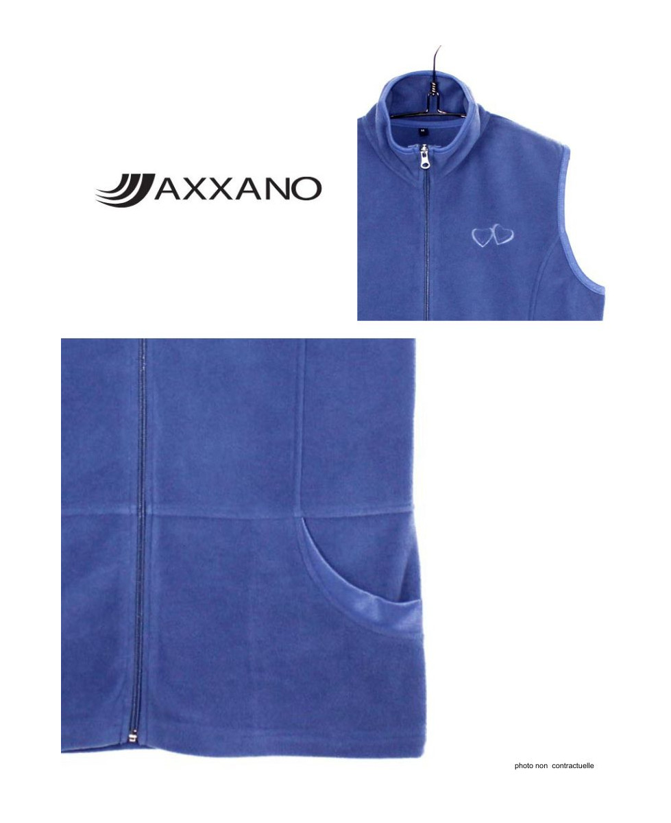 AXXANO AH1190 - Gilet sans manches polaire Bleu Lavande