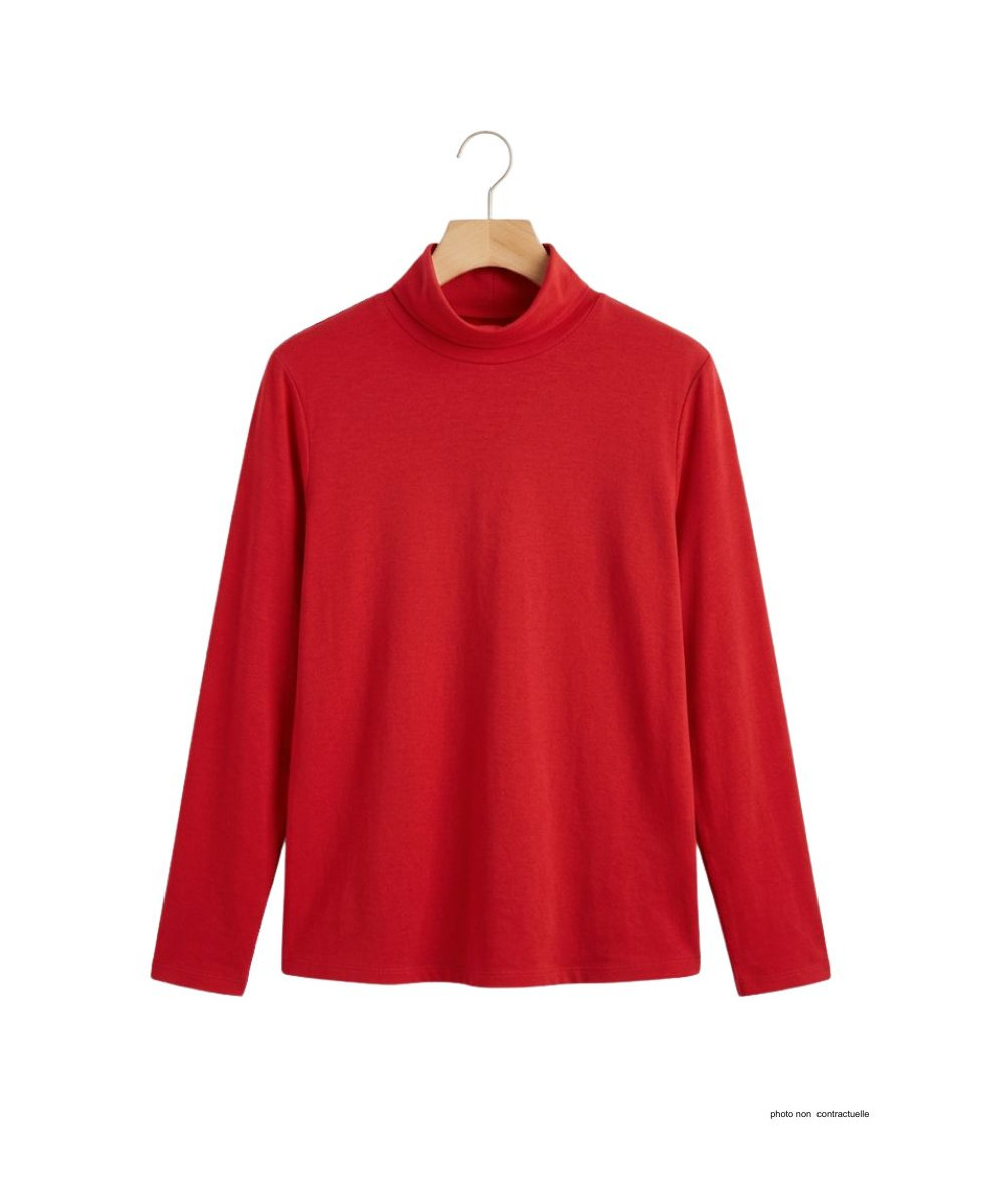 Sous-pull AXONE UF061 Rouge Grande Taille : Confort & Stretch