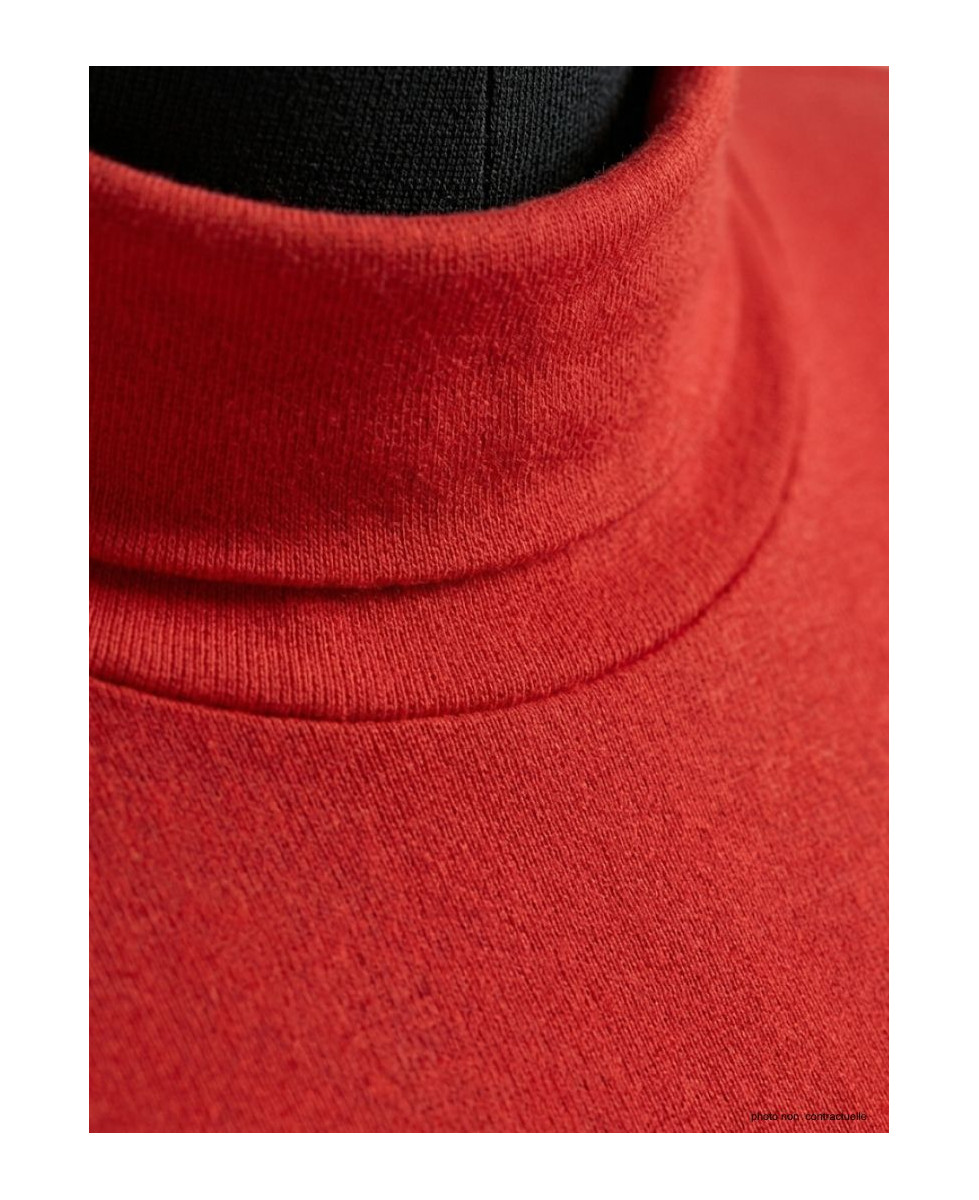 Sous-pull AXONE UF061 Rouge Grande Taille : Confort & Stretch