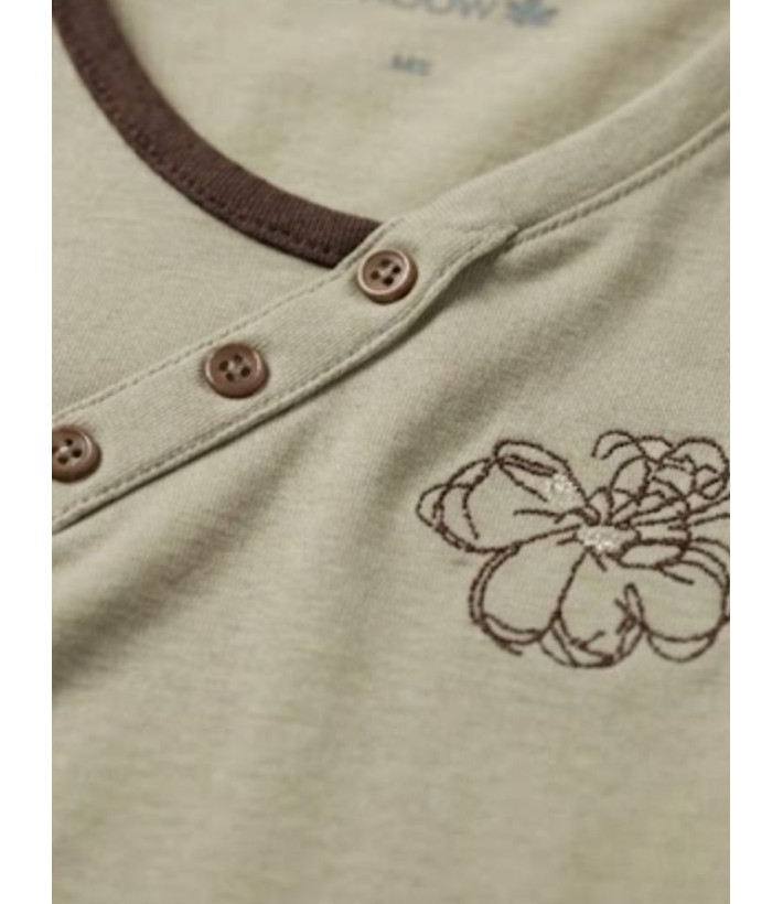 Tee-shirt AXONE DONA1B Beige : Imprimé Fantaisie Grande Taille