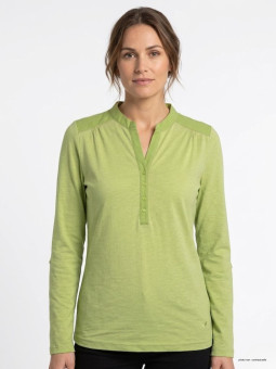 MAYFLOWER DIMAGO3 : Tee-shirt manches longues bi-matière vert