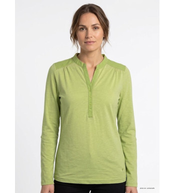 MAYFLOWER DIMAGO3 : Tee-shirt manches longues bi-matière vert