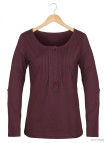 MAYFLOWER NANNY1 - Tee-shirt Manches Modulables Violet Stretch