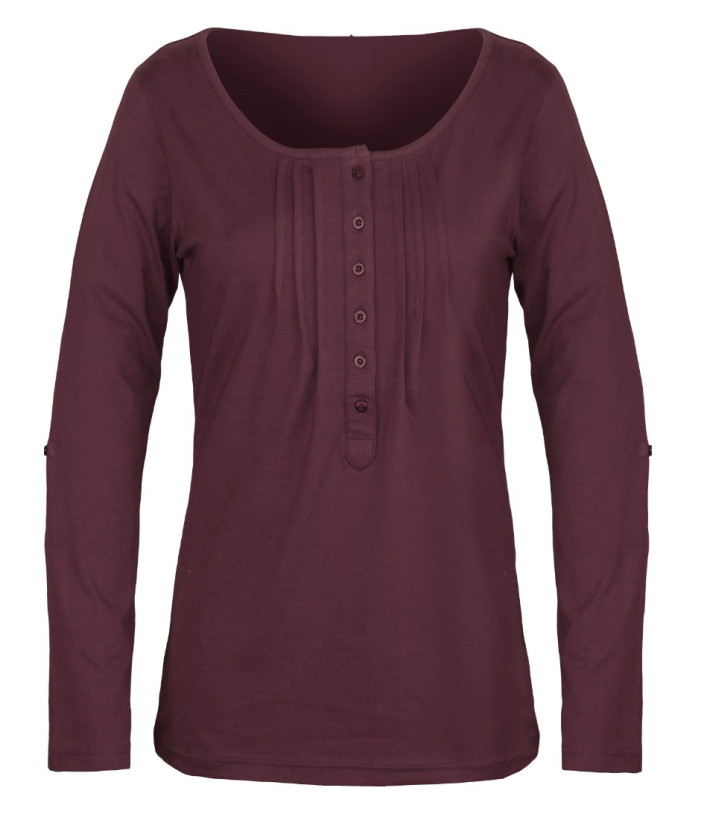 MAYFLOWER NANNY1 - Tee-shirt Manches Modulables Violet Stretch